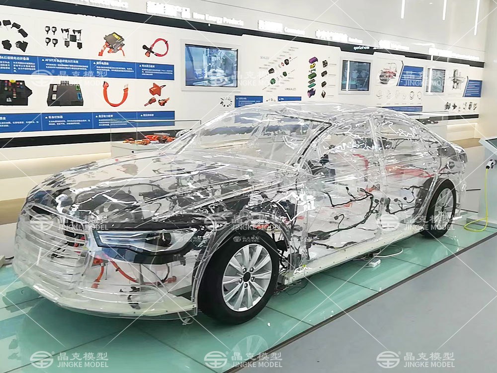 透明車模型